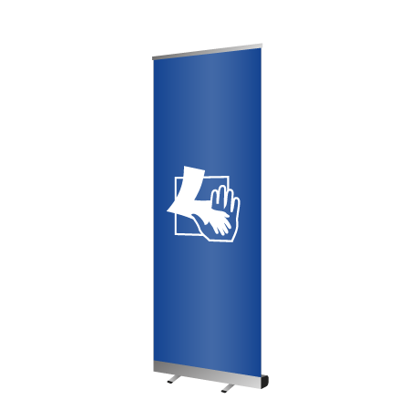 Roll-Up | B 85 cm x H 200 cm | einseitig bedruckt