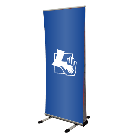 Roll-Up Outdoor | B 85 cm x H 200 cm | beidseitig bedruckt
