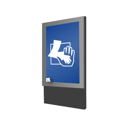 Backlightfolie mit freier Größe