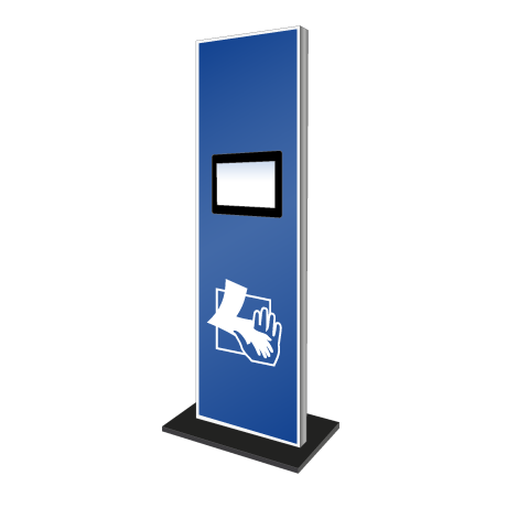 Präsentations-Display mit Monitor